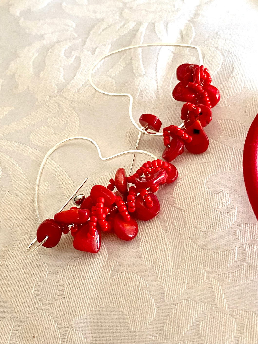 Red Earrings - Casual Color