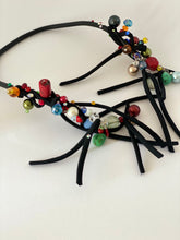 Load image into Gallery viewer, Color Choker Necklace and Earrings
