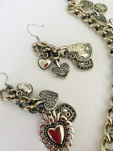 Load image into Gallery viewer, Heart Shaped Charms Earrings
