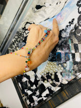 Load image into Gallery viewer, Multicolored Chain Ring Bracelet
