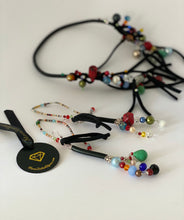 Load image into Gallery viewer, Color Choker Necklace and Earrings
