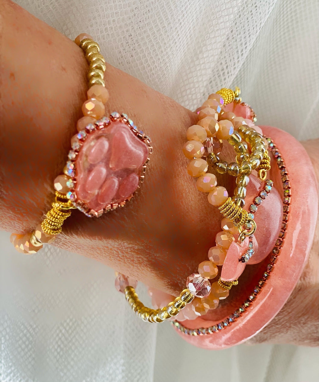 Pink Cat Bracelets