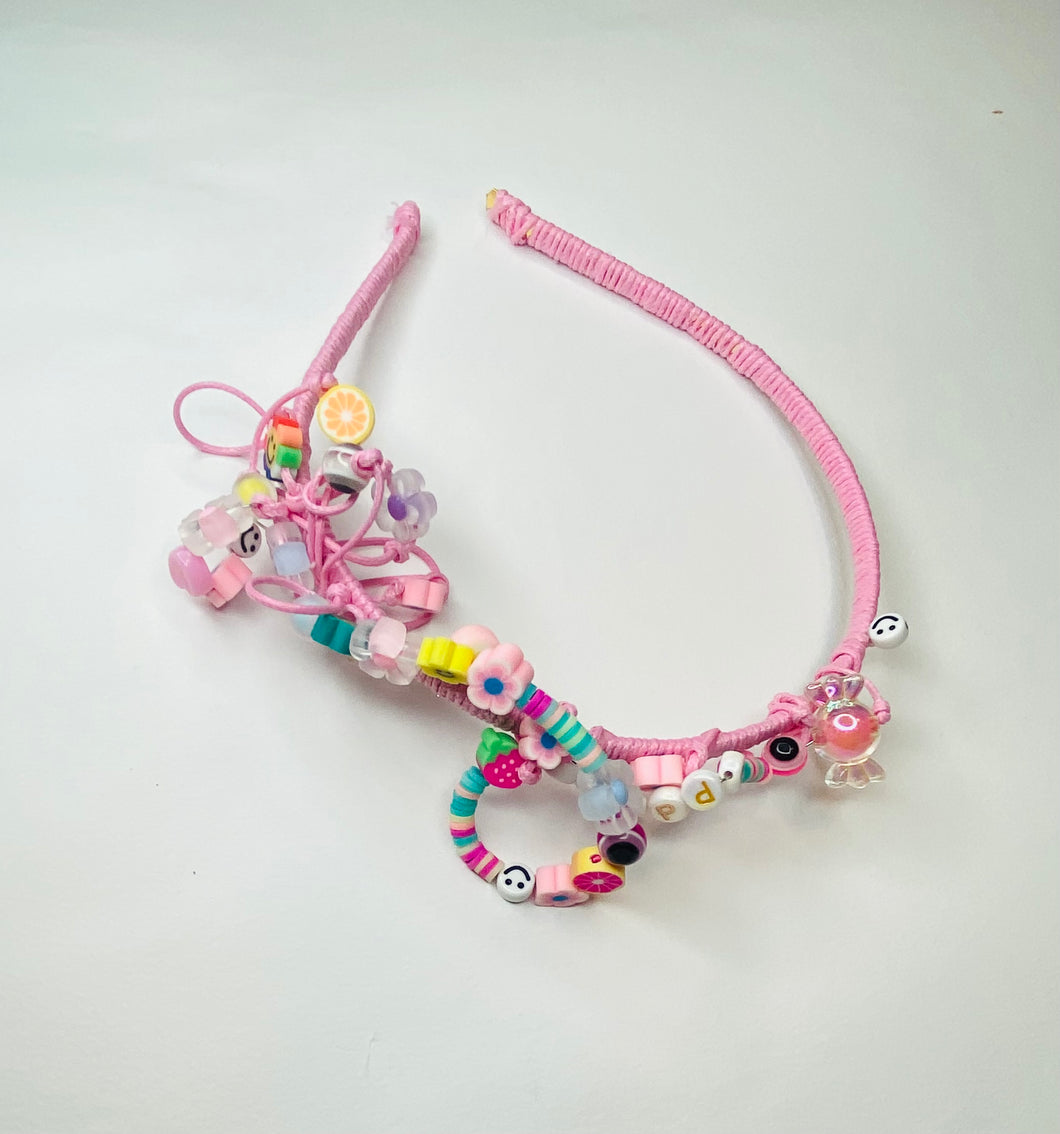 Pink Rainbow Headband