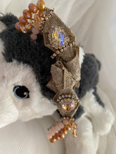 Load image into Gallery viewer, Nuts &amp; Rhinestones Pet Ribbon

