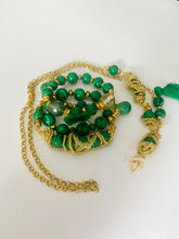 Load image into Gallery viewer, Catena occhiali Gold Green
