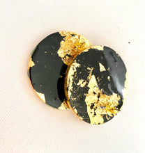Carica l&#39;immagine nel visualizzatore di Gallery, Orecchini Trendy Black Gold
