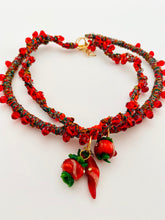 Load image into Gallery viewer, Red Silk Necklaces
