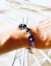 Load image into Gallery viewer, Casual Obsidian Snowflake Bracelet
