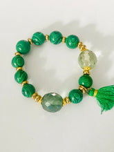 Load image into Gallery viewer, Bracciali Gold Green
