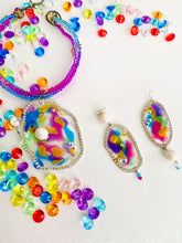 Load image into Gallery viewer, Rainbow &amp; Pearls Earrings
